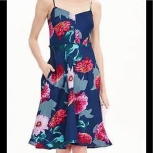 Banana Republic floral strappy dress